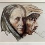 Sean Keating, 'The Matriarch', framed and mounted print, 26cm x 20cm Image 2