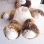 Build a Bear Champ Brown Calico Bear Heart Patch Plush Toy Image 4