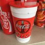 Coca Cola Plastic bottles/Beakers/Cups 2 Euro each Image 5