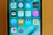 Apple Iphone 5c, Yellow, 16GB, works perfect, some screen damage, but touchscreen works fine