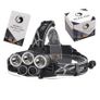 8000LM Xml-T6 5 Leds Rechargeable 5 Mode Headlamp Image 6