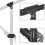 _Parasol with LED Solar Lighting, Cantilever Garden Umbrella, 32 LED Lights with Stand, UV Protection up to UPF 50+ with Crank Handle for Garden Patio Image 4