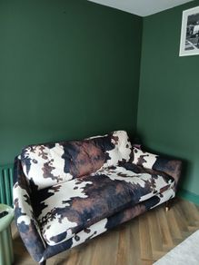 DFS Larch Cow Sofa (3 seater)