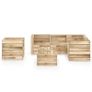 8 Piece Garden Lounge Set Green Impregnated Pinewood Image 8