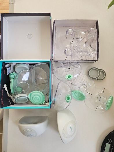 Two Elvie Breast Pump + extras