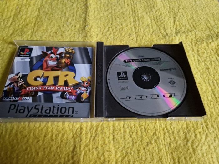 CTR Crash Team Racing PlayStation1 ps1 PlayStation2 ps2 games Original