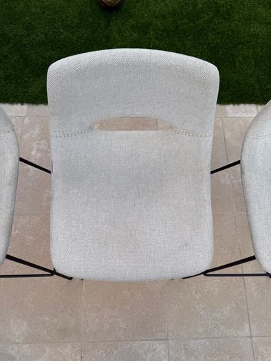 Set of 4 Kave Home Zahara Beige Bar Stools