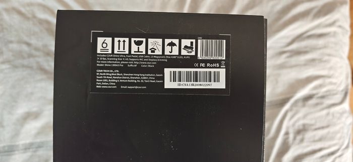 CZUR Shine Ultra Book & Document Scanner  13MP A3/A4  New & Unused
