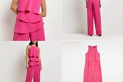 River Island pink jumpsuit