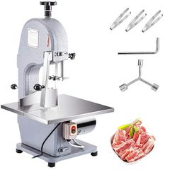 Professional Butcher Bone Band Saw 750 W for Cutting Chicken Pork Bone Saw Machine Electric Bone Saw