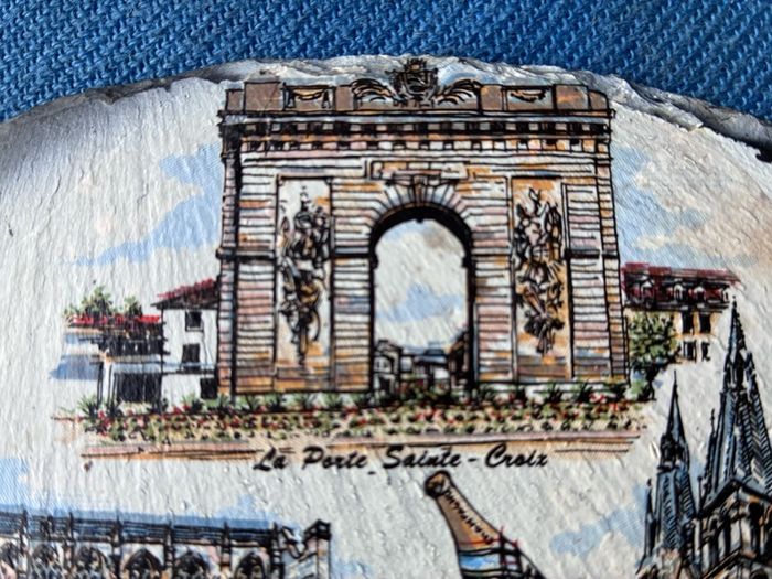 Chalons en Champagne slate plaque