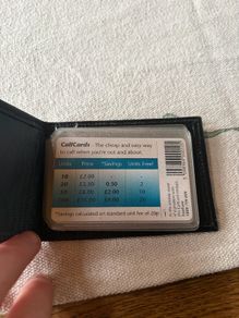 90s Call cards + wallet