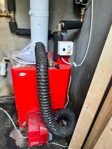 oil boiler and burner