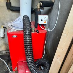 oil boiler and burner