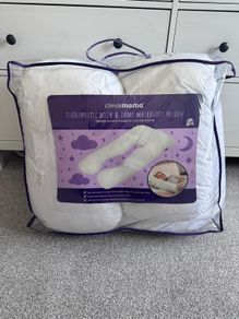 Clevamama Therapeutic Body and Bump Maternity Pillow