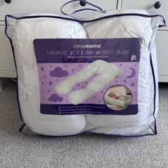 Clevamama Therapeutic Body and Bump Maternity Pillow