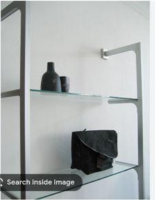 IKEA Anga wall glass TV Shelves