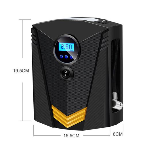 Digital Tire Inflator DC 12 Volt Car Portable Air Compressor Pump 150 PSI Car Air Compressor for Auto Car Motorcycles Bicycles