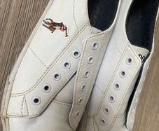 Boys Shoes - White Polo Ralph Lauren trainers feature a signature embroidered pony logo and a streamlined design: Size 3.5 UK / EUR 35
