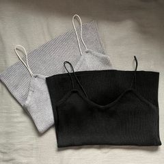 Spaghetti strap top 2 colour