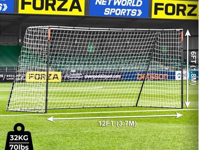 12 x 6 FORZA Steel42 Football Goal Brand New