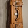Vintage Revelation Tan Leather-Look Travel Case Image 2