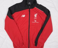 New Balance Authentic Liverpool 2015 2016 Mens Football Training Jacket Red Size S