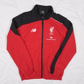 New Balance Authentic Liverpool 2015 2016 Mens Football Training Jacket Red Size S