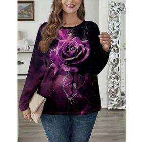 Lovely Purple Rose Blouse size 20