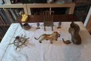 8 brass figures.