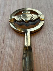 Irish Claddagh Solid Brass Letter Opener