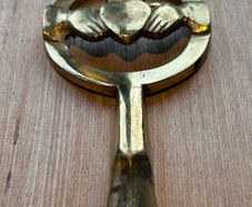 Irish Claddagh Solid Brass Letter Opener