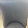Millie Dining Chair Faux Leather x 8 in Grey Image 4