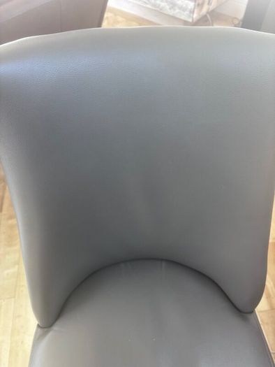 Millie Dining Chair Faux Leather x 8 in Grey