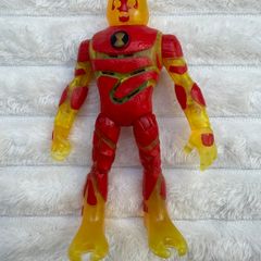 Ben 10 Ben Ten Figures HEATBLAST approx. 15 cm. with Lights & Sound Used Please see photos