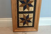 Amish quilt framed