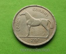 Ireland 1955 year Half Crown.