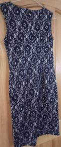 Navy Lace Dress (M)
