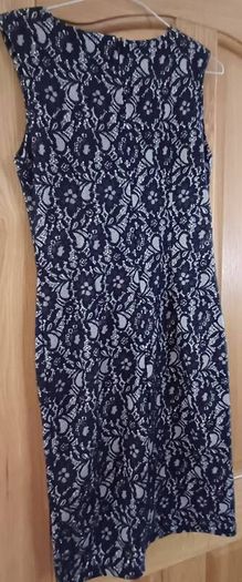 Navy Lace Dress (M)