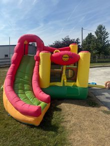 HappyHop 6-in-1 Kids Bouncy Castle & Slide