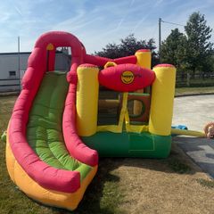 HappyHop 6-in-1 Kids Bouncy Castle & Slide