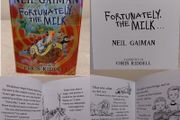 Fortunately, the milk... by Neil Gaiman HARDBACK BOOK