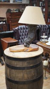 Bog Oak Sentinel_Bog Oak Table Lamp