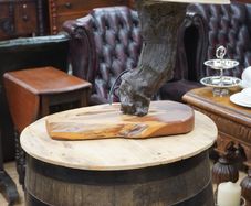 Bog Oak Sentinel_Bog Oak Table Lamp