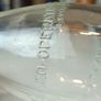 505 - Vintage Clear Glass Cork Top Collectible Decorative Cobh Milk Producers Bottle Image 6