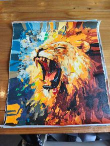 Canvas painting