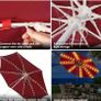 Umbrella Light, LED Umbrella Light Strip, Courtyard Sunshade LED Light String, Image 5