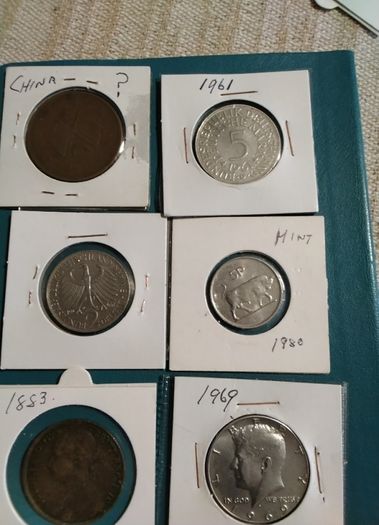 Seven Assorted Coins