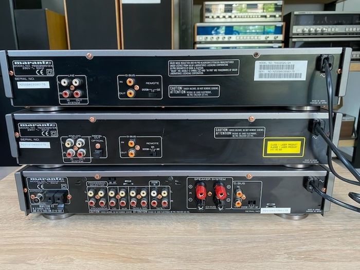 Rare Marantz Titanium System iconic Design Motorised Door Panels 4 piece System really rare fully serviced with original Remote