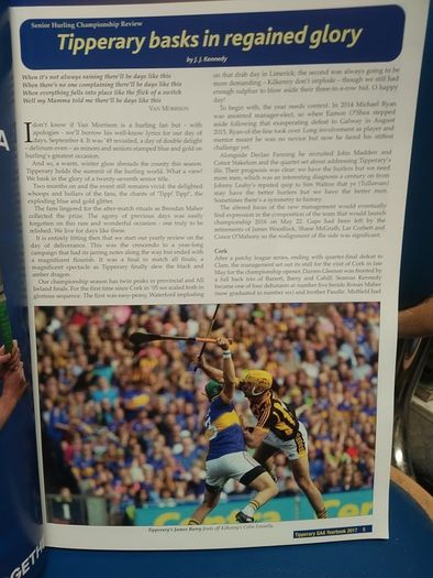Tipperary GAA Yearbook 2017